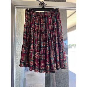 Vintage 1990’s Silver River floral skirt size M
